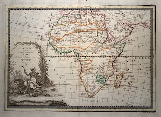 L’Africa secondo le ultime osservazioni divisa ne’ suoi Stati principali | Immagine principale