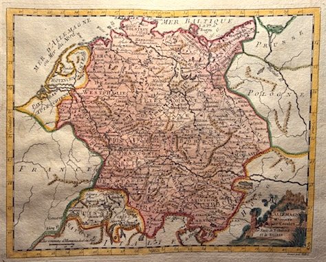 L’Allemagne divisée par Cercles avec les Etats de Boheme et …