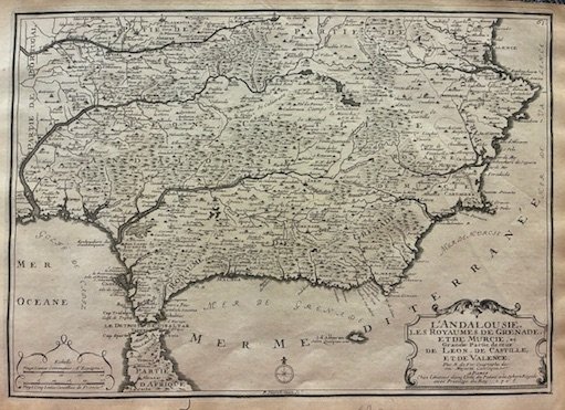 L’Andalousie, les Royaumes de Grenade, et de Murcie, et grande …