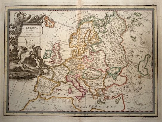 L’Europa secondo le ultime osservazioni divisa ne’ suoi Stati principali | Immagine principale