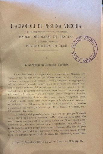 L’invasione francese nell’Abruzzo Aquilano nel 1798-99. Estratto dal Bollettino della …