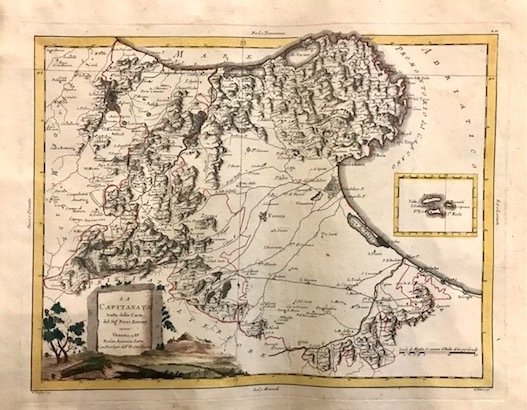 La Capitanata tratta dalle carte del Sig. Rizzi Zannoni