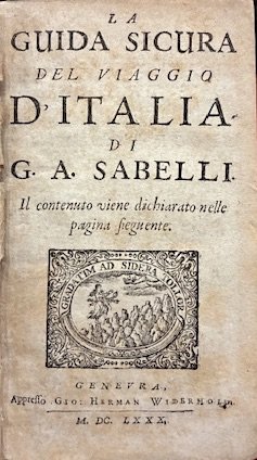 La guida sicura del viaggio d’Italia. Il contenuto viene dichiarato …