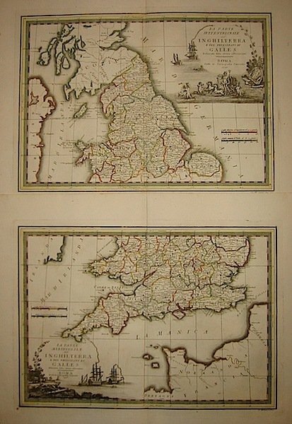 La parte settentrionale dell’Inghilterra e del Principato di Galles delineata …