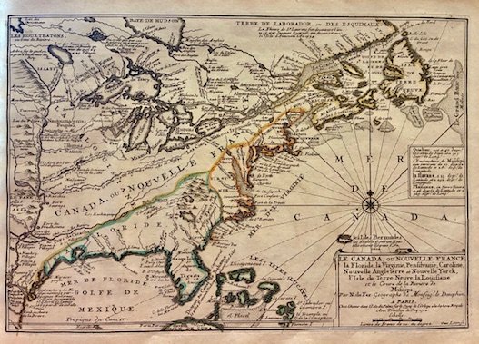 Le Canada, ou Nouvelle France, la Floride, la Virginie, Pensilvanie, …