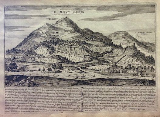 Le Mont Cassin dessiné sur les lieux par Mr. de …
