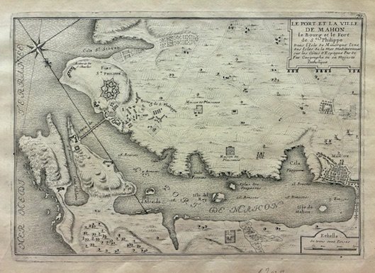 Le Port et la Ville de Mahon. Le Bourg et …