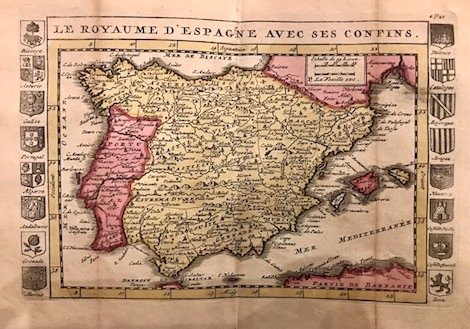 Le Royaume d’Espagne avec ses confins