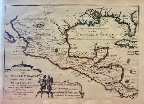 Le vieux Mexique ou Nouvelle Espagne avec les costes de …