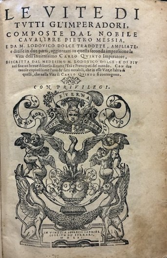 Le Vite di tutti gl’Imperadori, composte dal nobile cavaliere Pietro … | Immagine principale