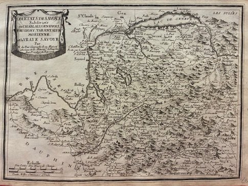 Les Etats de Savoye subdivises en Chablais, Genevois, Fausigny, Trantaise …