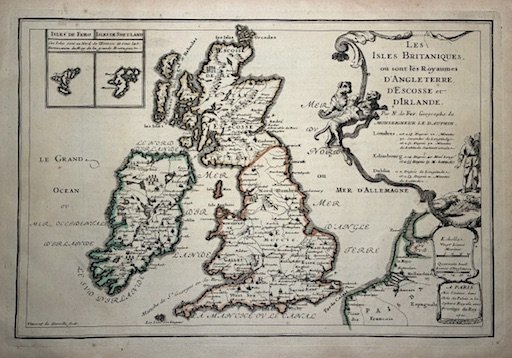 Les Isles Britaniques ou sont les Royaumes d’Angleterre, d’Escosse et … | Immagine principale