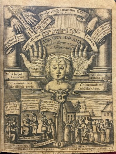 Ludicrum chiromanticum Praetorii: seu Thesaurus chiromantiae, locupletissimus.