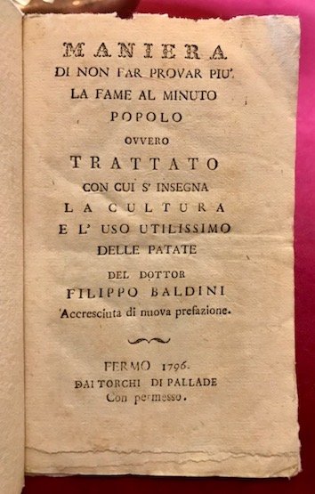 Maniera di non far provar più la fame al minuto …