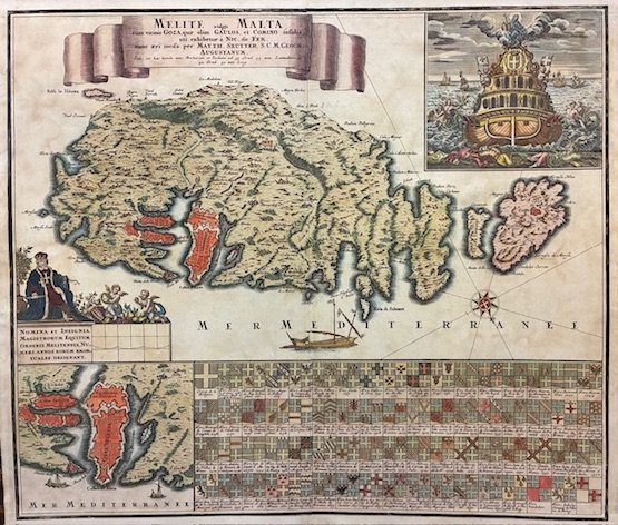 Melite vulgo Malta cum vicinis Goza, quae olim Gaulos, et …