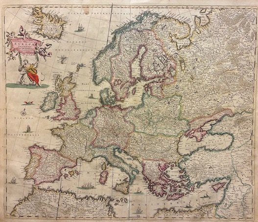 Nova et accurata divisa in Regna et Regiones praecipuas Europae …