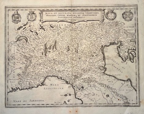 Nova et accurata Ducatus Venetiani, Mediolani, Genuae, Mantuae et finitimorum …