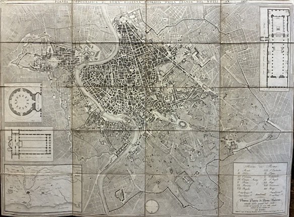 Nuova pianta di Roma moderna estratta dalla grande del Nolli … | Immagine principale