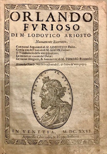 Orlando furioso di M. Lodovico Ariosto. Nuovamente ricorretto. Con nuovi …