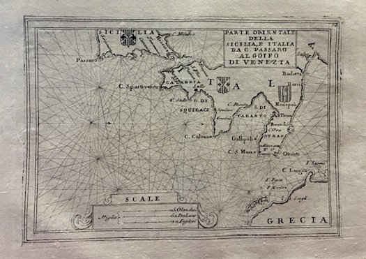Parte orientale della Sicilia, e Italia da C. Passaro al … | Immagine principale