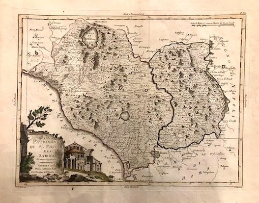 Patrimonio di S. Pietro e la Sabina di nuova projezione