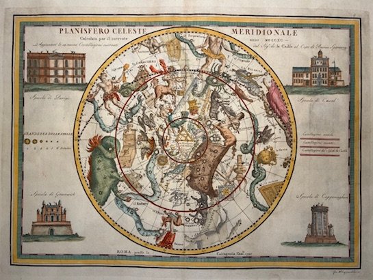 Planisfero celeste settentrionale calcolato per il corrente anno MDCCXC (e … | Immagine principale