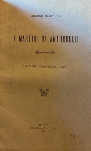 Relazione del viaggio fatto in alcuni luoghi di Abruzzo citeriore …