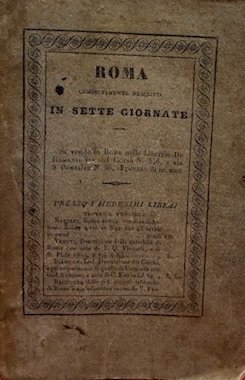 Roma compiutamente descritta in sette giornate per comodo de’ forastieri …