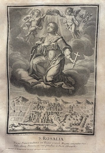 S. Rosalia. Virgo Panormitana ex Regio Caroli Magni sanguine Siciliam, … | Immagine principale