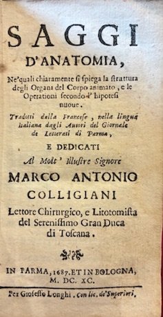 Saggi d’anatomia, ne’ quali chiaramente si spiega la struttura degli … | Immagine Gallery 1