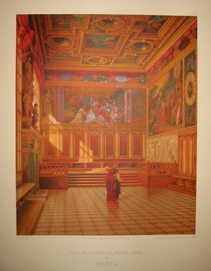 Sala del Collegio nel Palazzo Ducale in Venezia