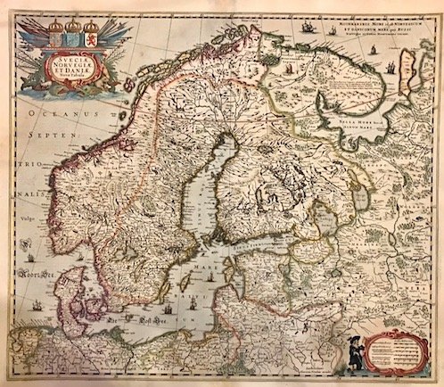 Sueciae, Norvegiae, et Daniae, nova Tabula