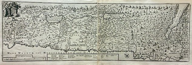 Tabula geographica Terrae Sanctae. Auctore J. Bonfrerio Societat. Jesu.