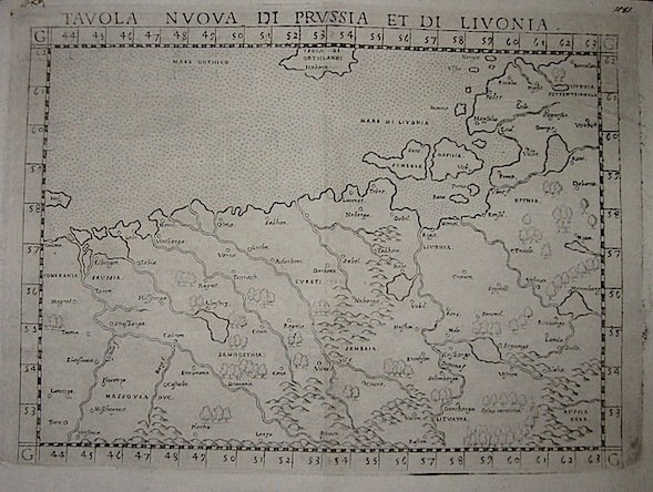 Tabula nova di Prussia et Livonia