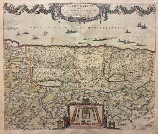 Terra Sancta, sive Promissionis, olim Palestina recens delineata