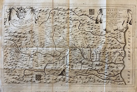 Territorio d’Ascoli della Marca Anconitana, già Capitale d’essa. Disegnata, e … | Immagine principale