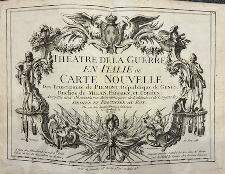 Theatre de la Guerre en Italie ou Carte nouvelle des … | Immagine principale