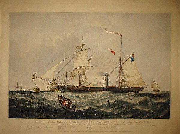 This View of Her Majesty’s Steam Frigate Cyclops, off Spithead, …