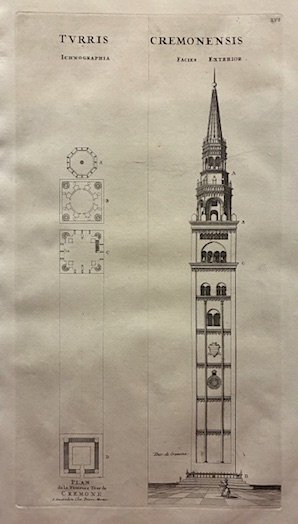 Turris Cremonensis. Ichnographia - Facies exterior