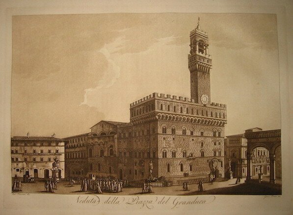 Veduta della Piazza del Granduca (Piazza della Signoria)