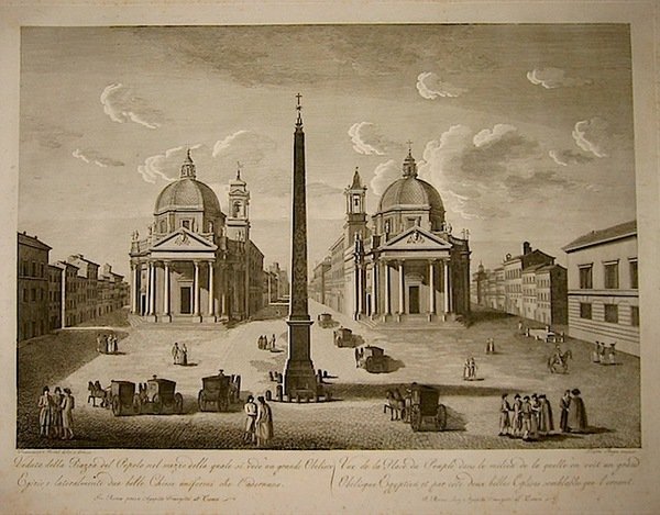 Veduta della Piazza del Popolo