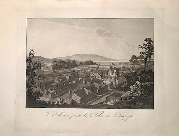 Vue d’une partie de la Ville de Pompeja
