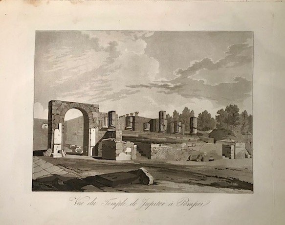 Vue du Temple de Jupiter a Pompei