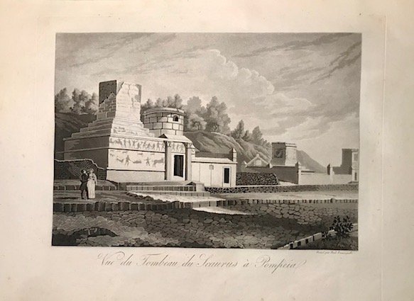 Vue du Tombeau du Scaurus a Pompeia