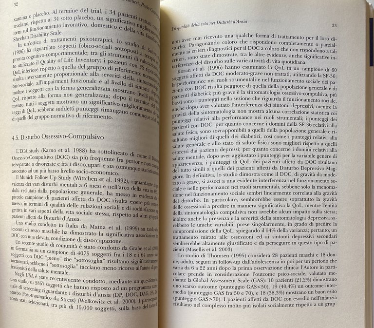 L'IMPATTO DELLA PSICOPATOLOGIA AFFETTIVA (SIA CONCLAMATA CHE SOTTOSOGLIA) SULLA QUALITÀ …