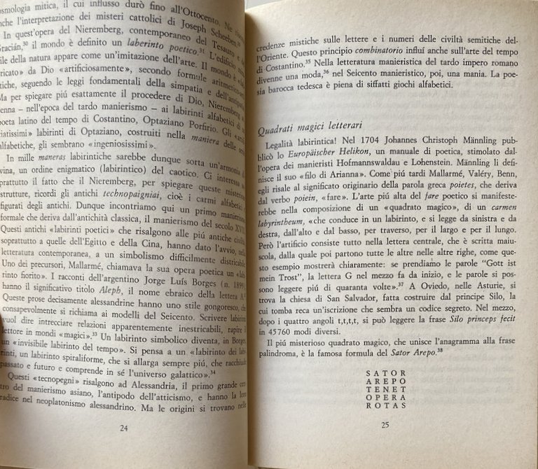 IL MANIERISMO NELLA LETTERATURA: ALCHIMIA VERBALE E ARTE COMBINATORIA ESOTERICA; …