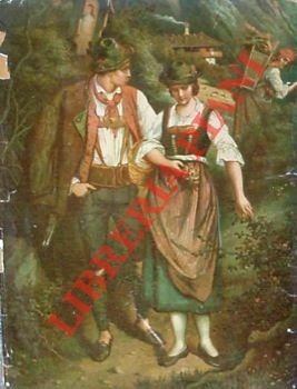 Coppia di sudtirolesi in costumi tradizionali.