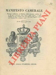 Disposizioni in merito all' esercizio delle cure, delle casere e …