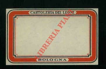 Cartoleria del Leone. Bologna.