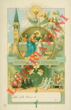 Ricordo della Prima Comunione fatta nella Chiesa di .